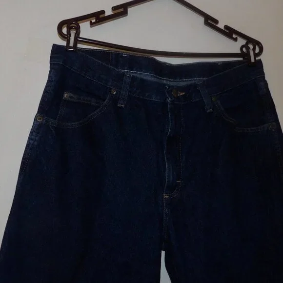 Men's Wrangler Regular Fit Straight Leg Jeans Sz 36/30 - Picture 6 of 8